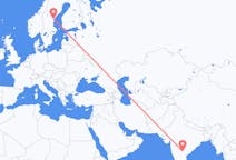 Flights from Hyderabad, India to Sundsvall, Sweden