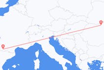 Flyreiser fra Lourdes, Frankrike til Suceava, Romania