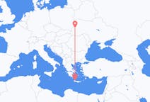 Flights from Lviv, Ukraine to Chania, Greece