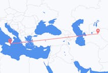 Flights from Urgench, Uzbekistan to Catania, Italy