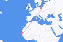 Flug frá Dakar, Senegal til Wroclaw, Póllandi