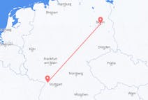 Flyrejser fra Karlsruhe til Berlin