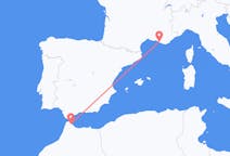 Flyrejser fra Tétouan, Marokko til Marseille, Frankrig