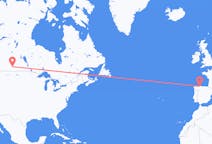 Flyg från Regina, Saskatchewan till Santiago del Monte