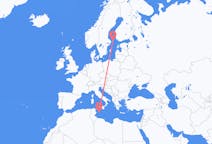 Flights from from Mariehamn to Lampedusa