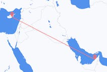 出发地 阿拉伯联合酋长国杜拜目的地 塞浦路斯拉纳卡的航班