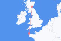 Flyreiser fra Edinburgh, Skottland, til Brest, Skottland