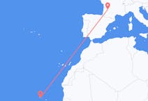 Flyg från São Vicente, Kap Verde till Bergerac, Frankrike