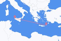 Flights from Kasos, Greece to Trapani, Italy