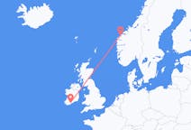 出发地 挪威从 奥勒松目的地 爱尔兰科克的航班