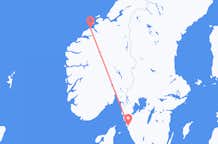 Flyreiser fra Kristiansund, til Göteborg