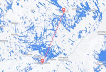 Flyg från Nyslott till Villmanstrand