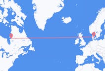 Flyg från Kuujjuarapik, Kanada till Århus, Danmark