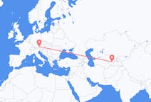 Flyg från Samarkand, Uzbekistan till Salzburg, Österrike