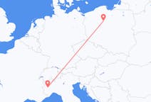 Vuelos de Bydgoszcz, Polonia a Turín, Italia