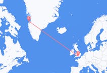 出发地 格陵兰出发地 阿西亚特前往英格兰的南安普敦的航班