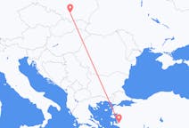 Flights from Kraków in Poland to İzmir in Turkey