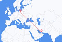 Flights from Ras al-Khaimah, United Arab Emirates to Bydgoszcz, Poland