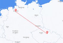 Flyreiser fra Pardubice, Tsjekkia til Bremen, Tyskland
