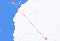 Flyrejser fra Ouagadougou til Tenerife