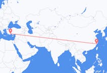Flüge von Wenzhou, China nach Antalya, die Türkei