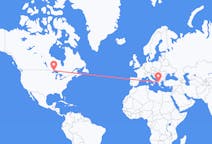 Flyreiser fra Thunder Bay, Canada til Ioánnina, Hellas