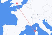 Flights from Alghero, Italy to Southampton, the United Kingdom