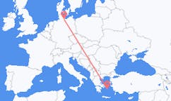 Vuelos de Mykonos, Grecia hacia Lubeca, Alemania