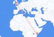 Flyg från Malindi, Kenya till Bournemouth, England