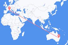 Flyrejser fra Moree, Australien til Nice, Australien