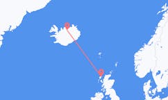 Flyg från Akureyri till Stornoway