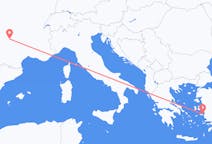 Flights from Brive-la-Gaillarde, France to Samos, Greece
