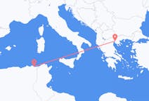 Flyreiser fra Annaba, til Thessaloniki