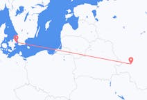 Vols depuis la ville de Briansk vers la ville de Copenhague