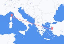 Flights from Bastia in France to İzmir in Turkey