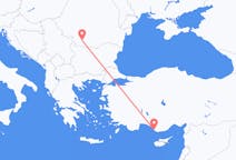 Flights from Gazipaşa, Turkey to Craiova, Romania