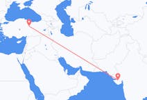出发地 印度出发地 拉杰果德目的地 土耳其錫瓦斯的航班