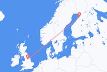 Flyreiser fra Uleåborg, Finland til Leeds, England