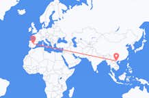Flyrejser fra Hanoi til Madrid