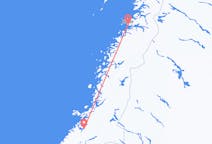 Vluchten van Bodø naar Namsos