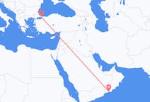Loty z Salala, Oman z Stambuł, Turcja