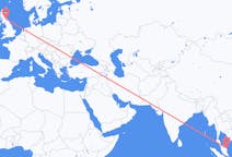 Flug frá Kuala Terengganu, Malasíu til Edinborgar, Skotlandi