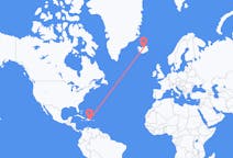 Flights from Santo Domingo, Dominican Republic to Akureyri, Iceland