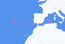 Flyg från Béjaïa, Algeriet till Santa Maria, Kap Verde, Portugal