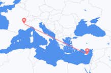 Lennot Grenoblesta Larnakaan