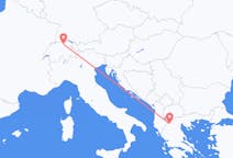 Flyg från Zürich till Kastoria