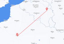 Vluchten uit Luik, België naar Parijs, Frankrijk