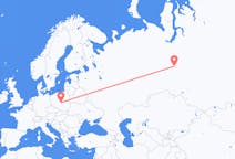 Fly fra Surgut til Łódź