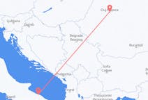 Flights from Cluj-Napoca, Romania to Bari, Italy