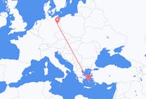 Flyreiser fra Naxos, Hellas til Berlin, Tyskland